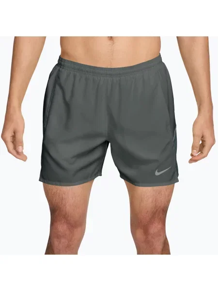 Pantaloni scurți pentru bărbați Nike Miler Dri-Fit Brief Lined 5" camo green/mineral slate verde