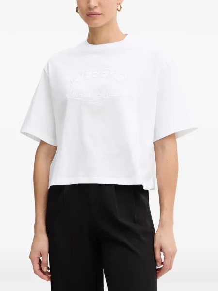 Tricou Iceberg cu broderie alb