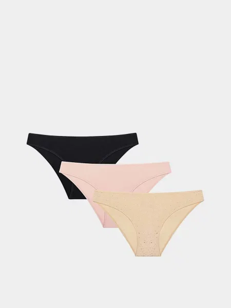 Набір трусів Penti чорний/бежевий чорні