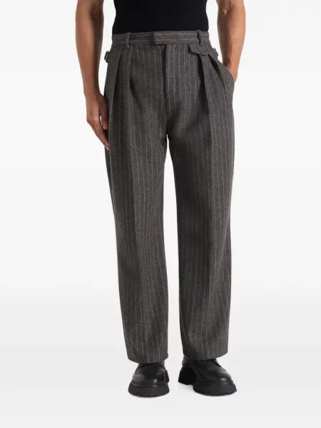 Pantaloni Manière De Voir de lână gri