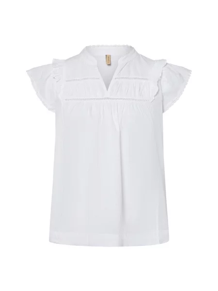 Soyaconcept® Bluzka Caliste Kobiety jednolity S biały