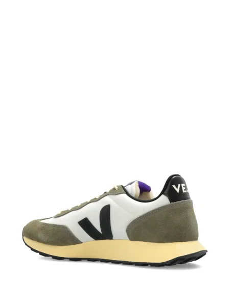 Sneakerși Veja din piele de căprioară verde