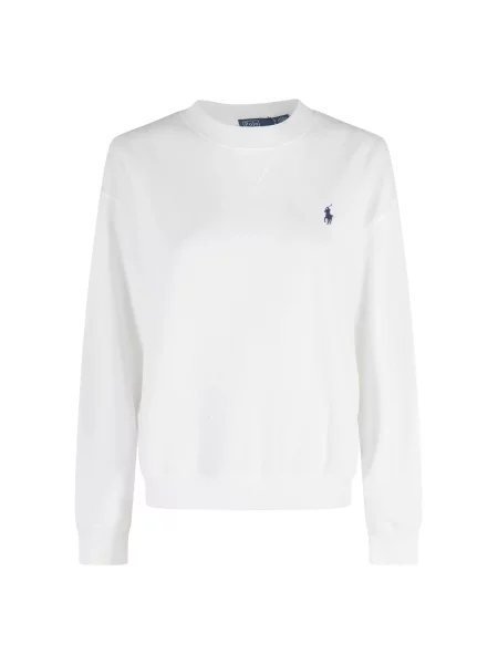 Bluza nierozpinana Polo Ralph Lauren z okrągłym dekoltem biała