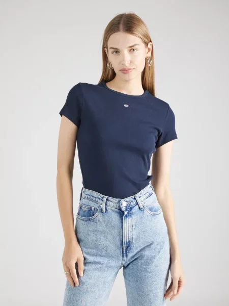 Tommy Jeans Tricou ESSENTIAL albastru / roșu alb