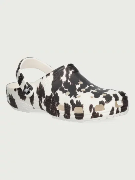 Crocs natikači Classic Pop Animal Clog bež