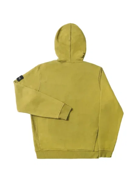 Hanorac cu glugă Stone Island cu strasuri verde