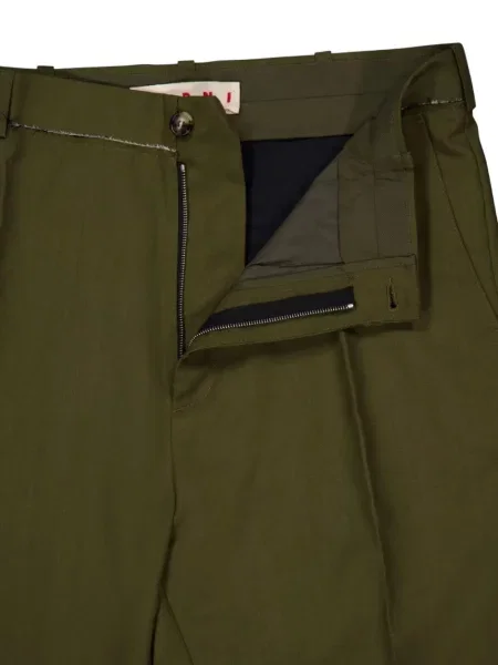 Pantaloni Marni de lână verde