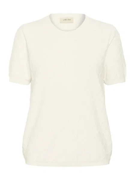 Cream Pulover Hanis' alb