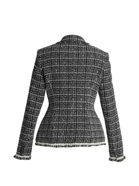 Sacou Erdem din tweed negru