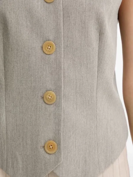 Vestă By Malene Birger gri