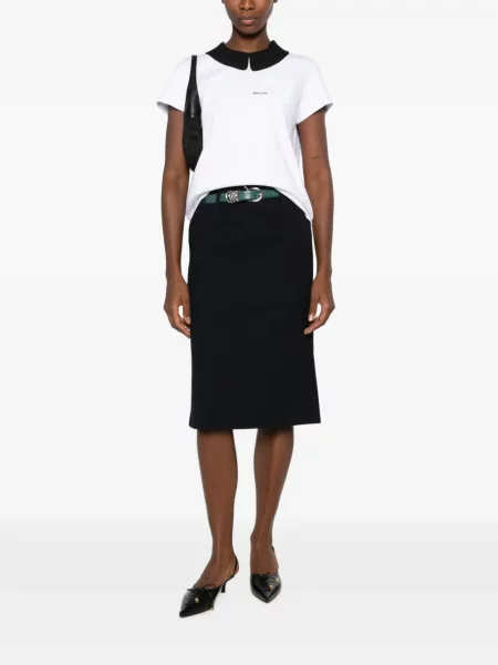 Gulerat tricou N°21 alb