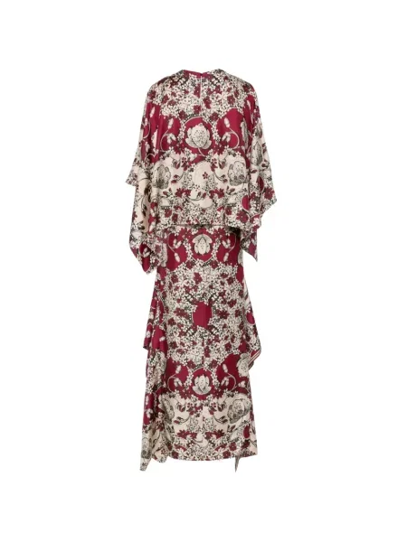 Rochie Antonio Marras cu model floral cu imagine roșu
