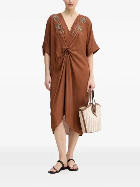 Rochie midi Lola_casademunt maro