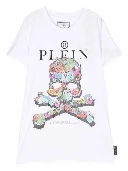 Koszulka dziecięca Philipp Plein biała