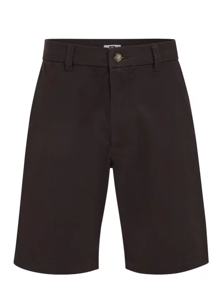 WE Fashion Chino hlače temno rjava