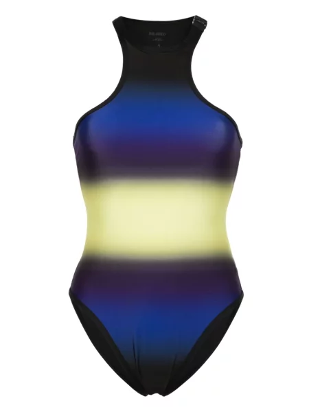 Costum de baie The Attico cu imagine albastru