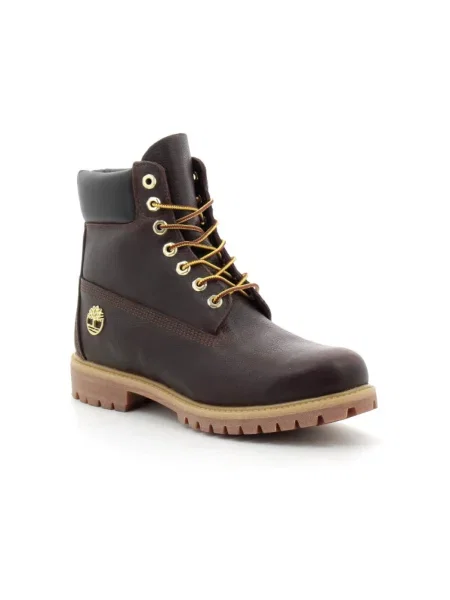 Buty do kostki Timberland skórzane brązowe