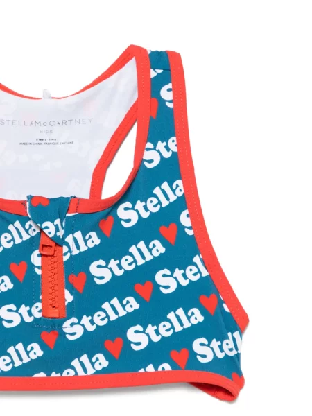 Bikini dziecięce Stella Mccartney niebieskie