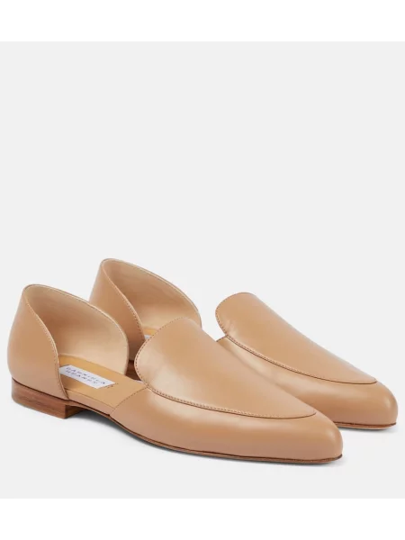 Pantofi loafer Gabriela Hearst din piele maro