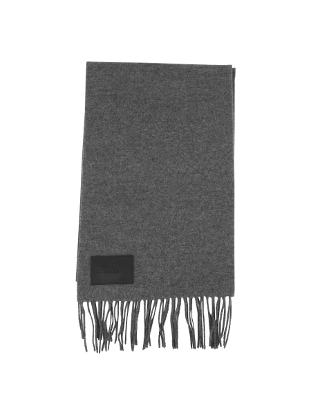 Szal Hogan z frędzli szara