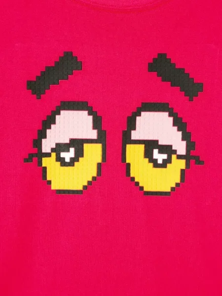 Koszulka dziecięca Mostly Heard Rarely Seen 8-bit różowa