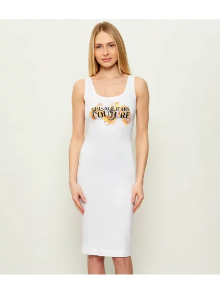 Versace Jeans Couture Rochie WAVE alb