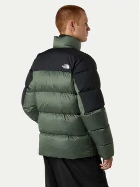 THE NORTH FACE Outdoorová bunda DIABLO farby bahna / čierna / biela zelená