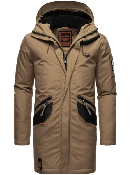 Parka Stone Harbour strasszokkal fekete