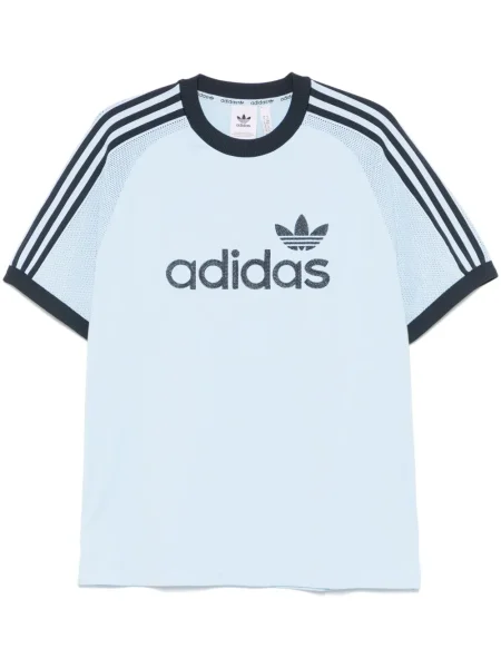 Klasické běžecké polotričko Adidas se síťovinou modré