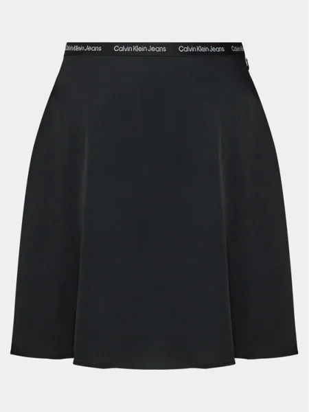 Calvin Klein Jeans Fustă mini Logo negru