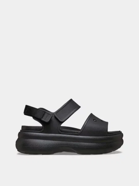 Сандалії Crocs SOHO Y STRAP SANDAL BLK термопластичні еластомери чорний