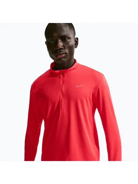Bluza do biegania Nike Pacer Dri-Fit Zip light crimson czerwona
