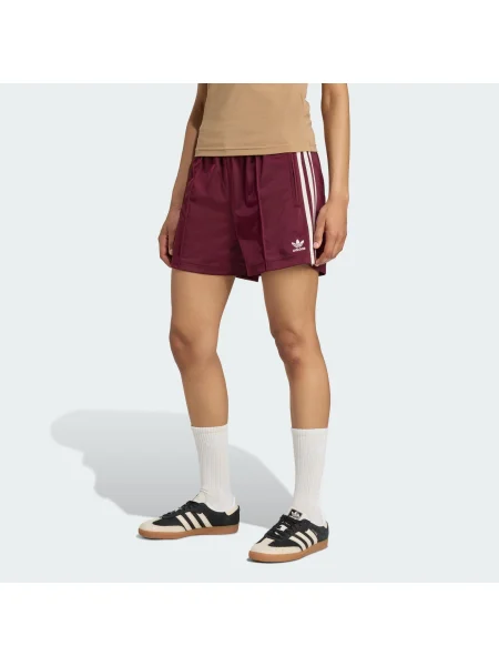 ADIDAS ORIGINALS Kelnės Firebird tamsiai raudona balta