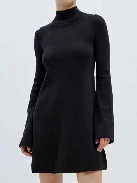 EDITED Rochie tricotat Dunia' negru