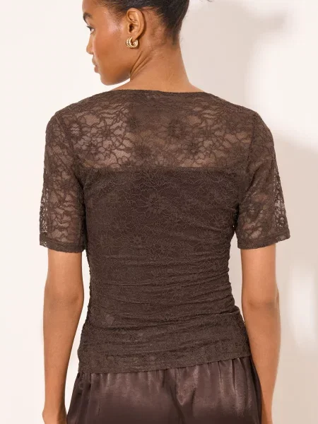 Lipsy Tricou ciocolatiu