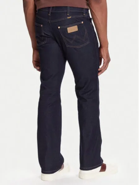 Wrangler Jeans hlače Wrancher Mornarsko Bootcut Fit modra