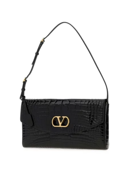 Geantă Valentino Garavani din piele negru