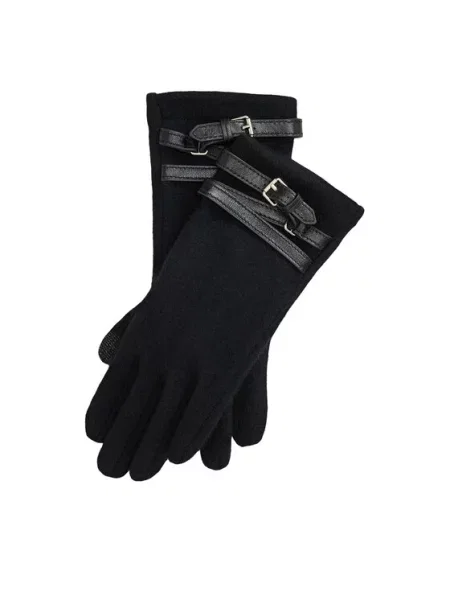 LAUREN RALPH LAUREN rokavice črna