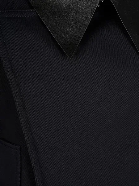 Gulerat geanta de piele Givenchy asimetrică albastru
