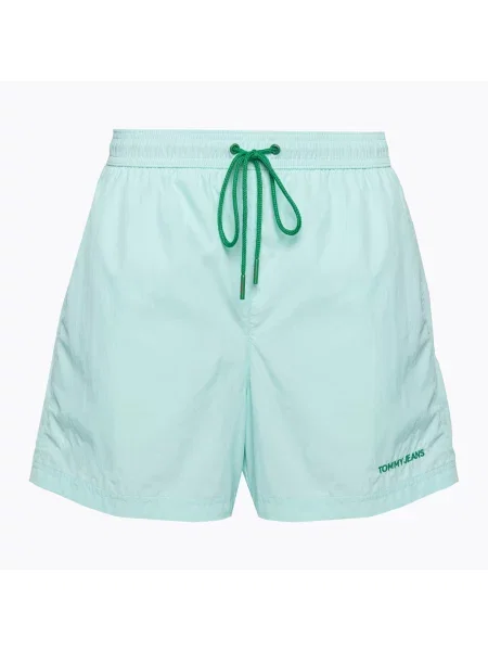 Plavecké šortky Tommy Jeans SF Medium Drawstring florida aqua modré