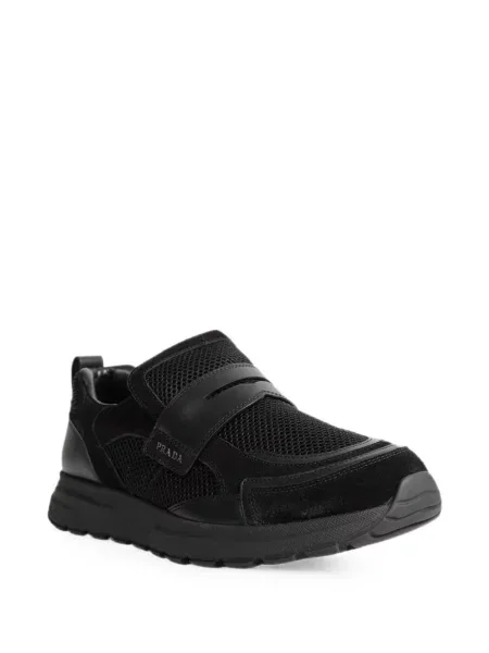 Sneakerși Prada plasă negru