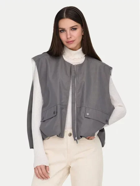 ONLY Безрукавка Mary сірий