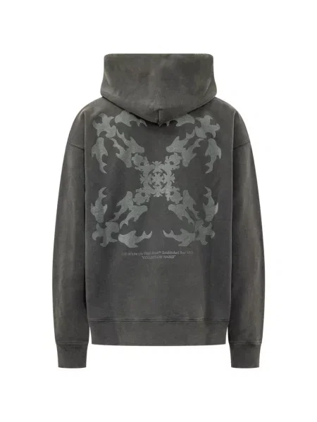 Mikina s kapucňou Off-white biela