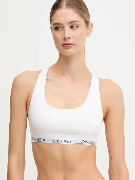 Calvin Klein Underwear podprsenka s bavlnou bílá