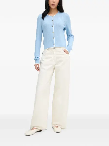 Cardigan From Future tricotate albastru