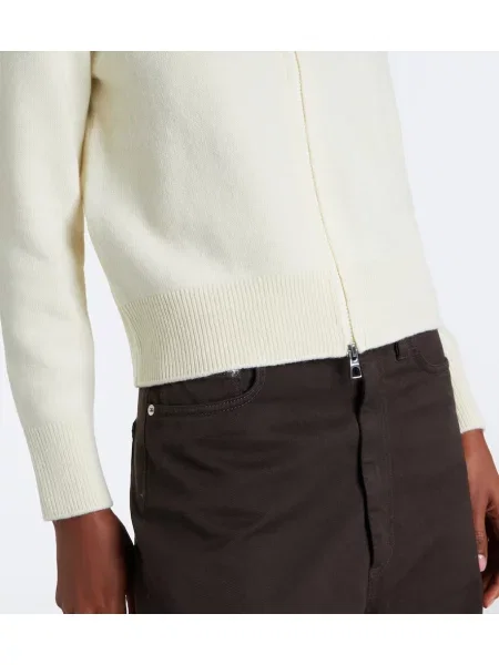 Cardigan Moncler de lână bej