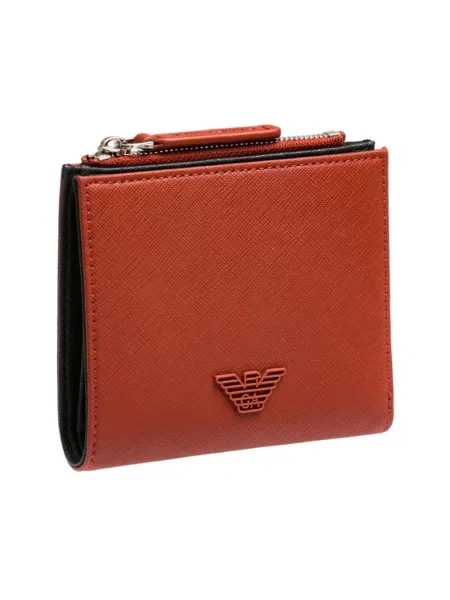 Portfel Emporio Armani brązowy