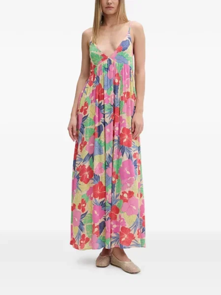 Rochie maxi Rip Curl cu model floral cu imagine cu bretele