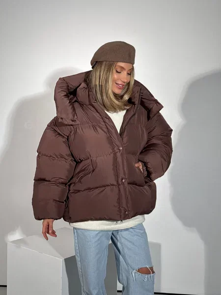 Пуховик Milirud коричневий