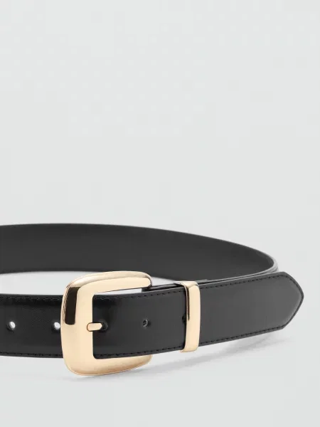 MANGO Curea BELT negru